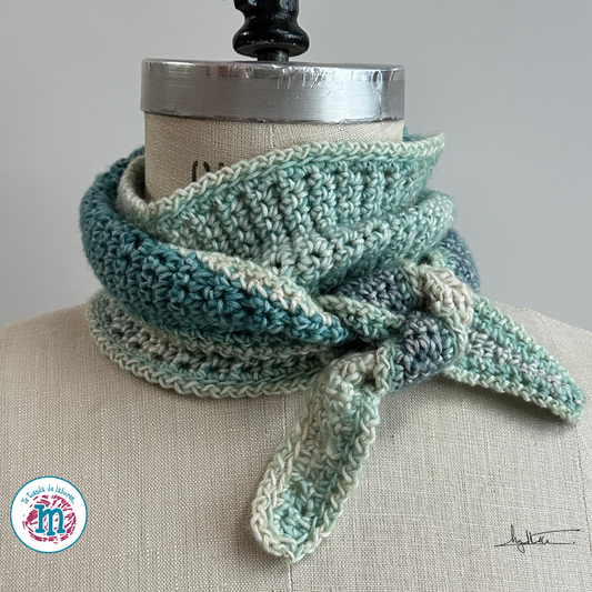La Mila - Mini bufanda en Crochet (PDF Only)