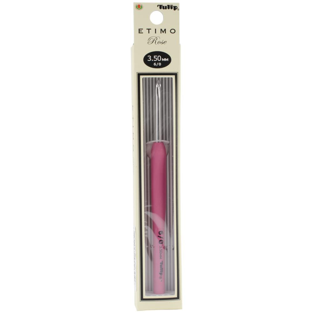 Tulip Etimo Crochet Hook with Cushion Grip Rose