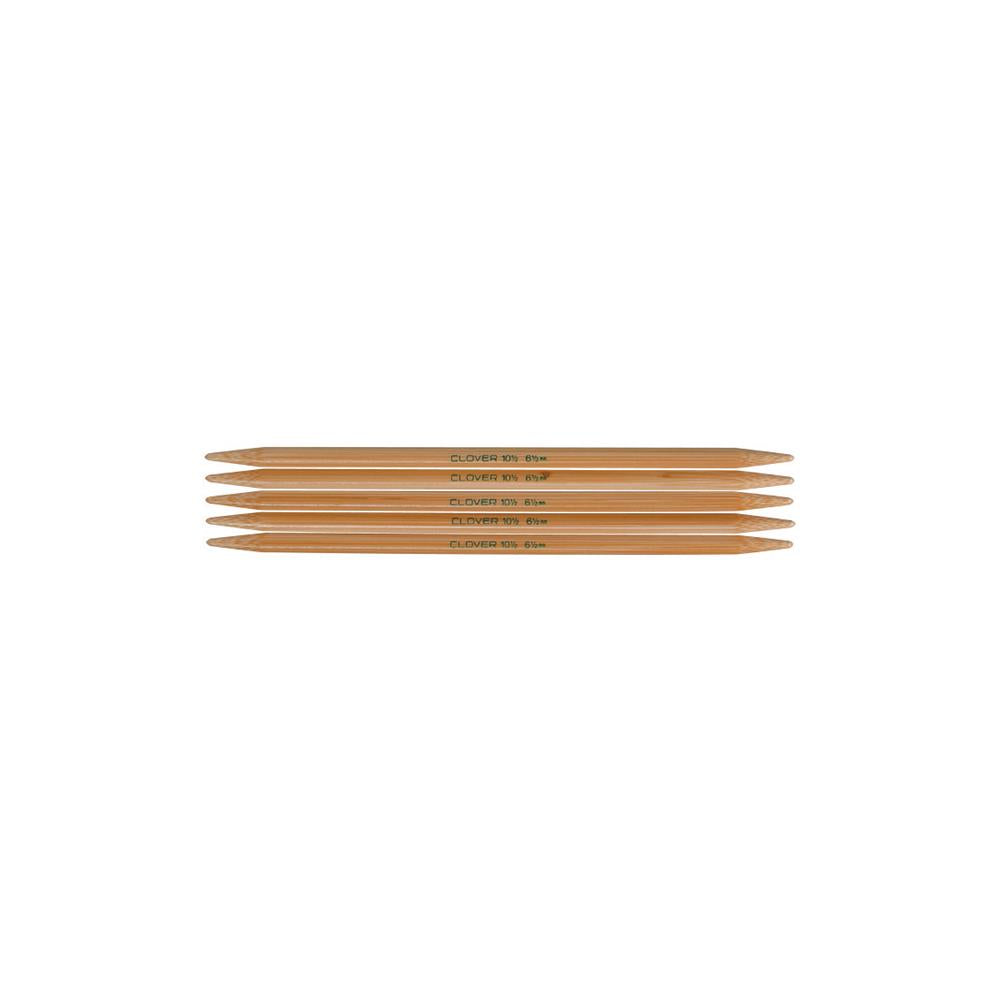 Clover Takumi Bamboo Double Point Knitting Needles 7"