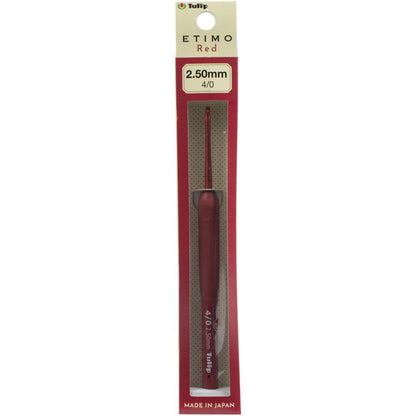 Tulip Etimo Crochet Hook with Cushion Grip Red