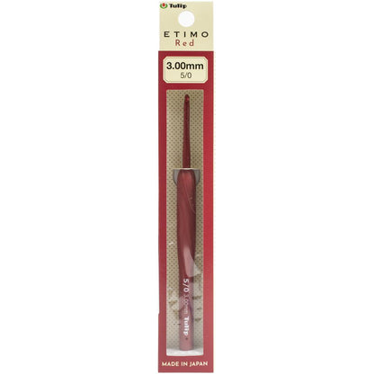 Tulip Etimo Crochet Hook with Cushion Grip Red