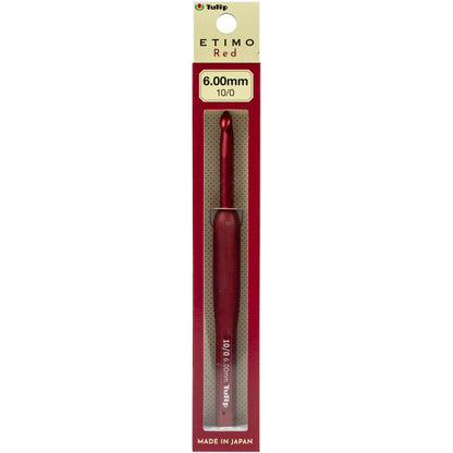 Tulip Etimo Crochet Hook with Cushion Grip Red