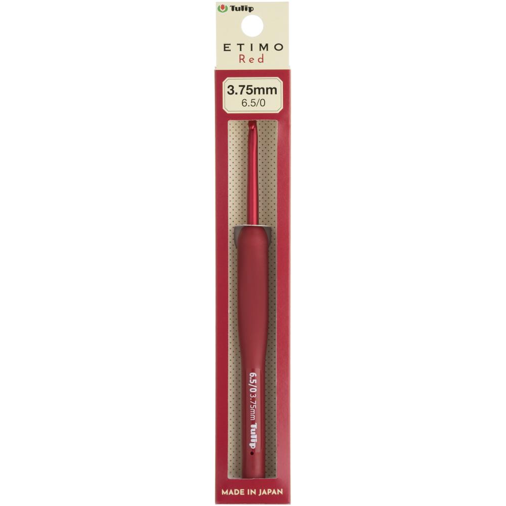 Tulip Etimo Crochet Hook with Cushion Grip Red