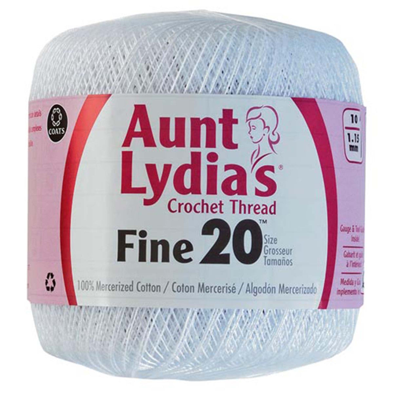 Coats & Clark Aunt Lydia’s Crochet Thread Fine 20