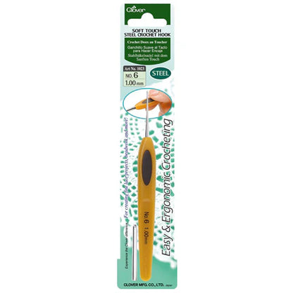 Clover Soft Touch Steel Crochet Hook