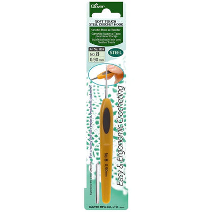 Clover Soft Touch Steel Crochet Hook