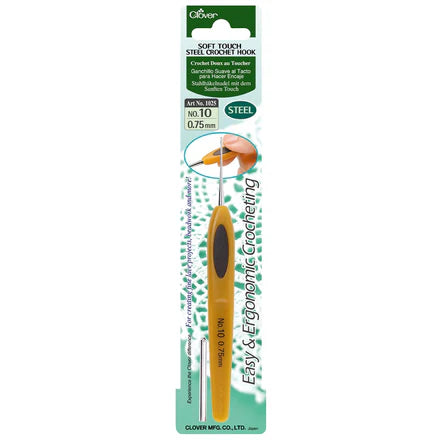 Clover Soft Touch Steel Crochet Hook