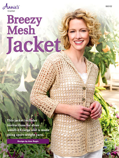 Annie’s Crochet Breezy Mesh Jacket