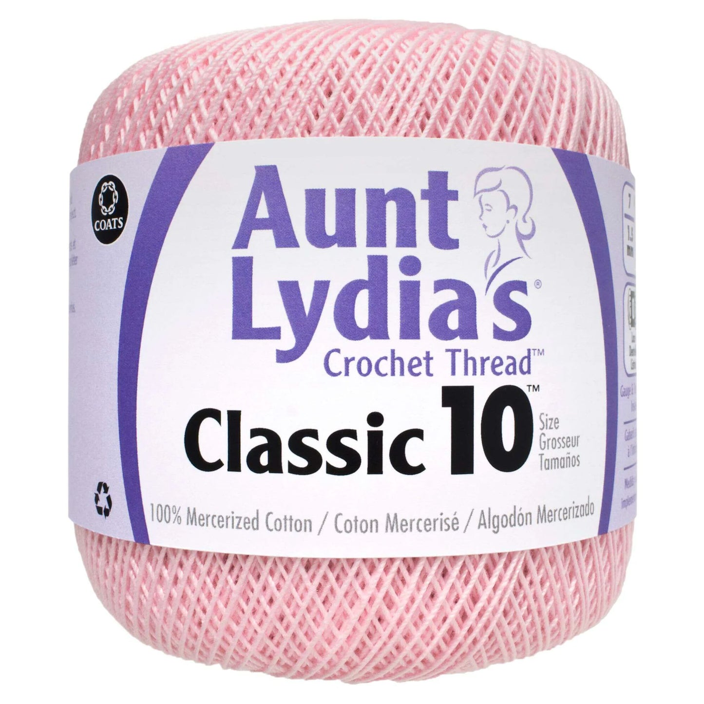 Coats & Clark Aunt Lydia’s Crochet Thread Classic 10 400 yds / 365 m