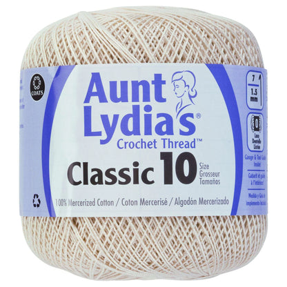 Coats & Clark Aunt Lydia’s Crochet Thread Classic 10 400 yds / 365 m