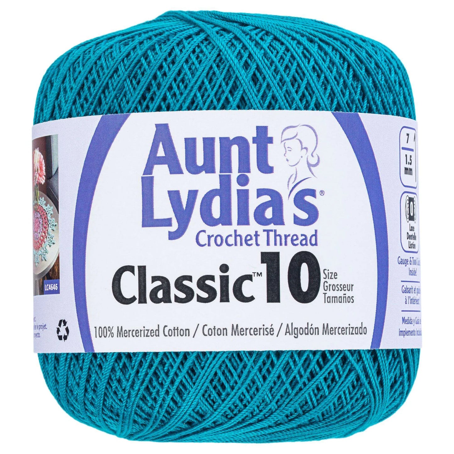 Coats & Clark Aunt Lydia’s Crochet Thread Classic 10 400 yds / 365 m