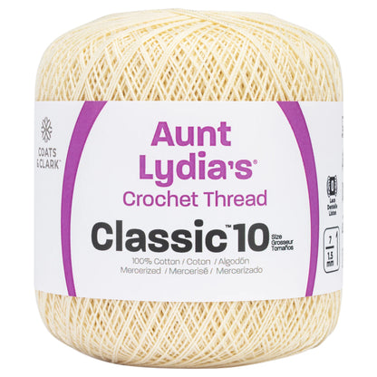 Coats & Clark Aunt Lydia’s Crochet Thread Classic 10 400 yds / 365 m