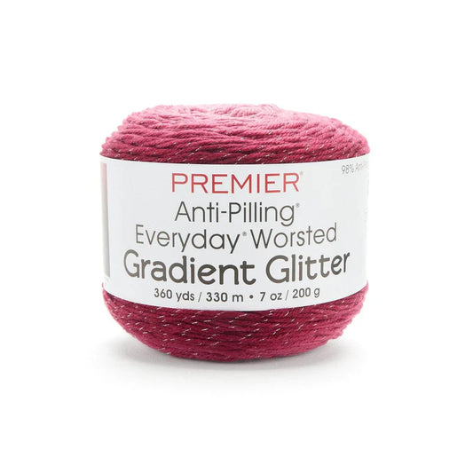 Anti-Pilling Everyday Worsted Gradient Glitter