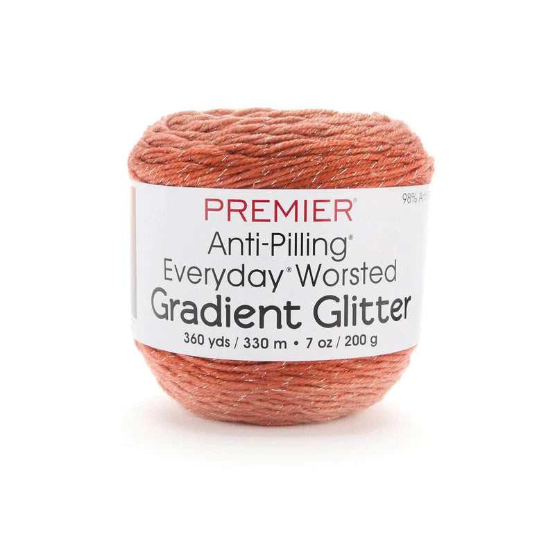 Anti-Pilling Everyday Worsted Gradient Glitter
