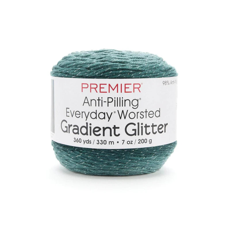 Anti-Pilling Everyday Worsted Gradient Glitter