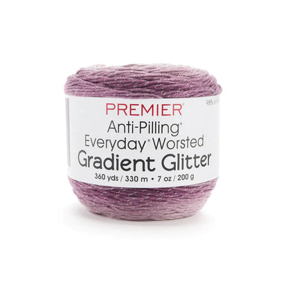 Anti-Pilling Everyday Worsted Gradient Glitter