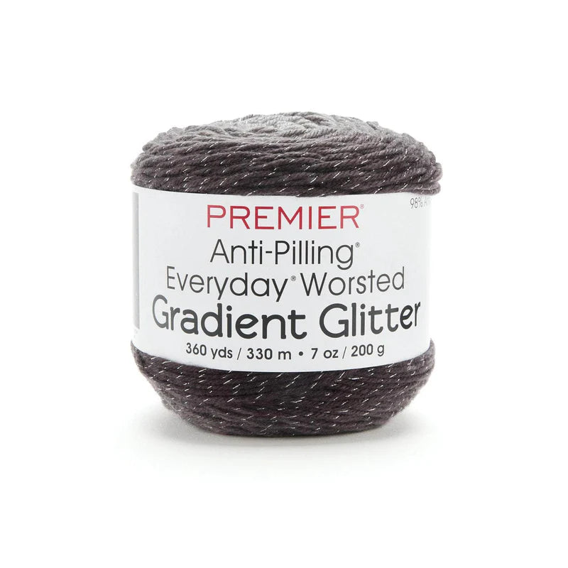 Anti-Pilling Everyday Worsted Gradient Glitter