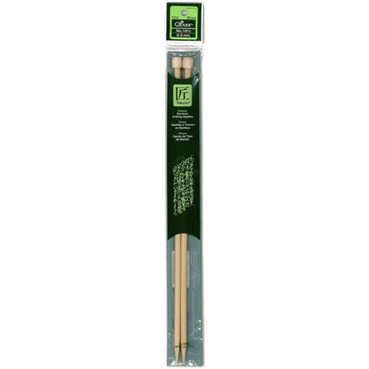 Clover Takumi Bamboo Single Point Knitting Needles 13" To 14"