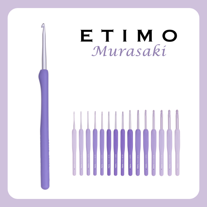 Etimo Murasaki Crochet Hook with Cushion Grip