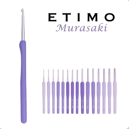 Etimo Murasaki Crochet Hook with Cushion Grip