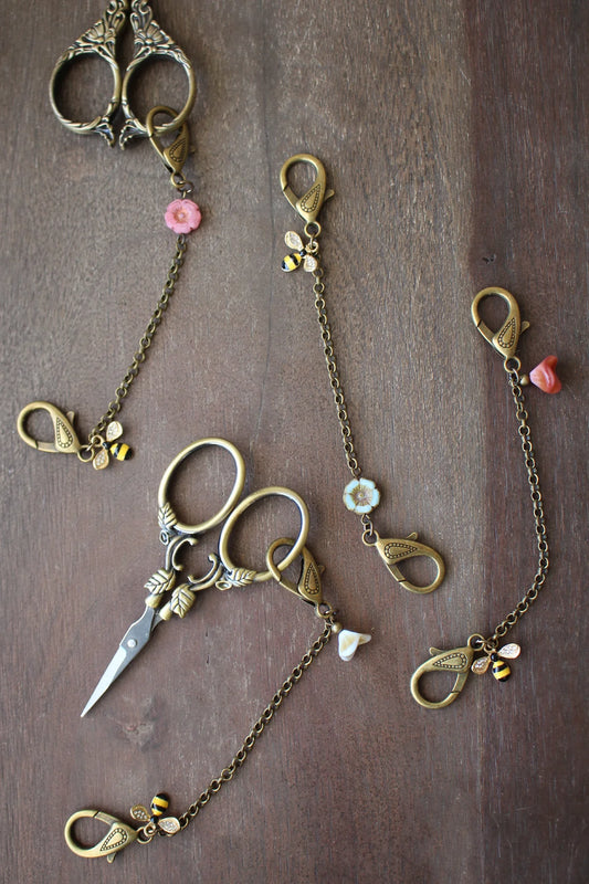Bee and Bloom Scissor Chain