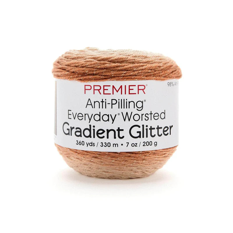Anti-Pilling Everyday Worsted Gradient Glitter
