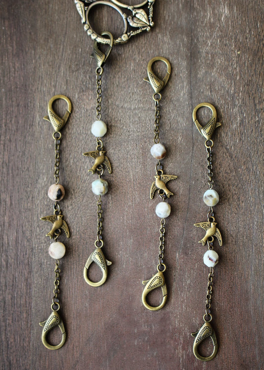 Swallow in Flight Scissor Chain