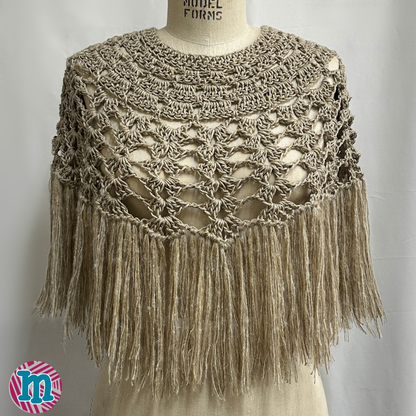 Linette - Poncho en Crochet (PDF Only)
