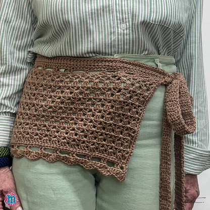 Alice - Hip scarf en crochet (PDF Only)