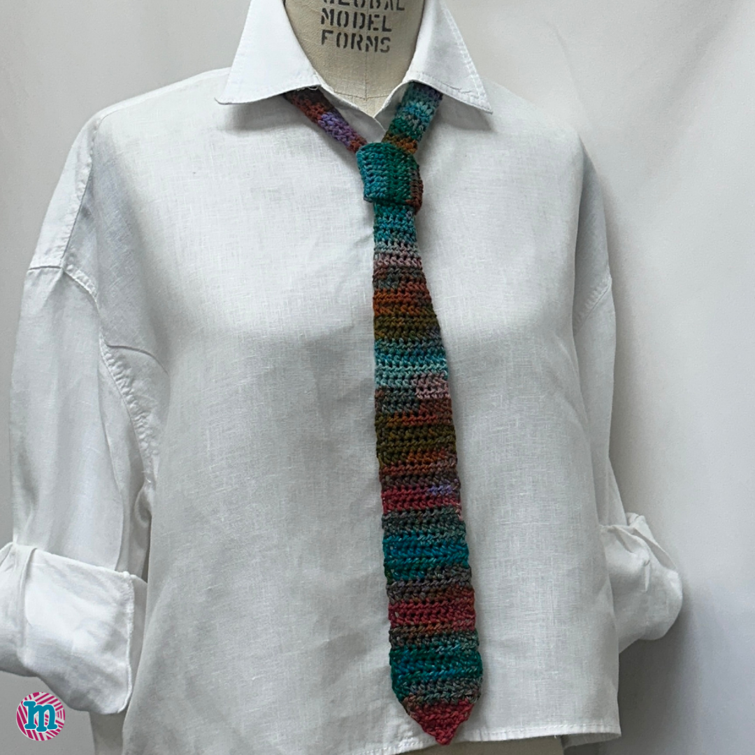 Miranda -  Corbata en crochet (PDF Only)