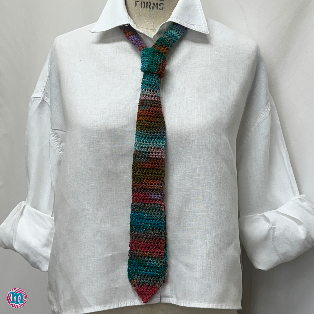 Miranda -  Corbata en crochet (PDF Only)