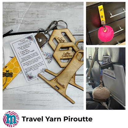 Yarn Travel Pirouette Kit – Soporte Portátil para Hilos