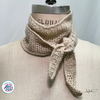 La Mila - Mini bufanda en Crochet (PDF Only)