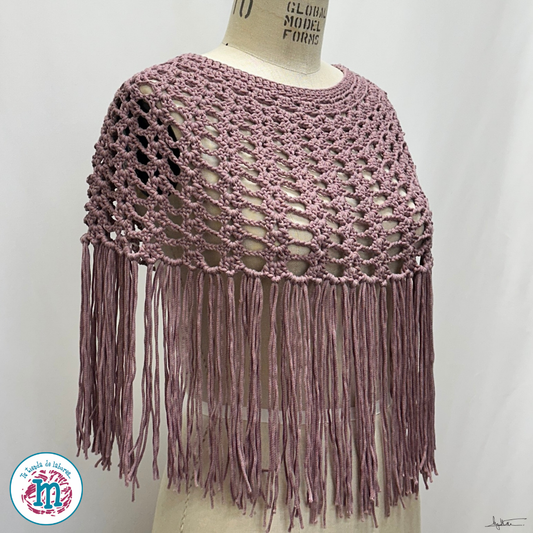 Rose - Cuello o capa en crochet (PDF Only)