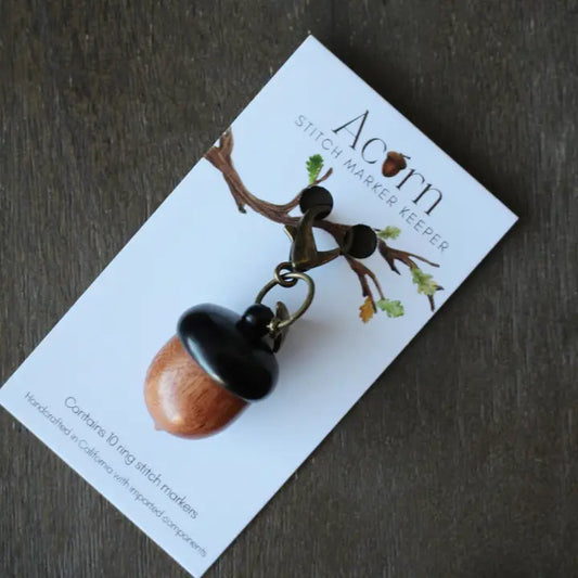 Acorn Stitch Marker Keeper